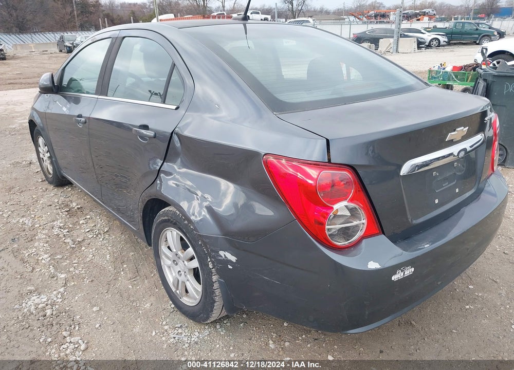 2013 CHEVROLET SONIC LT AUTO VIN: 1G1JC5SH7D4105573