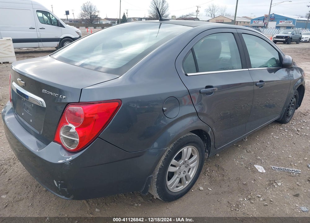 2013 CHEVROLET SONIC LT AUTO VIN: 1G1JC5SH7D4105573