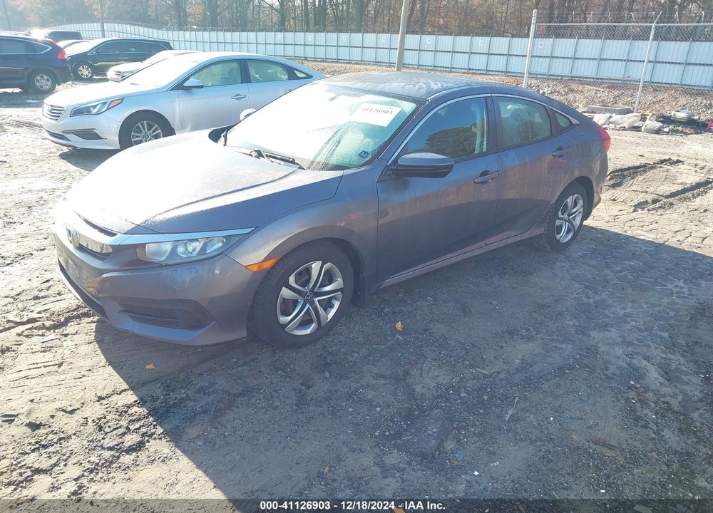 2016 HONDA CIVIC VIN: 19XFC2F51GE013485