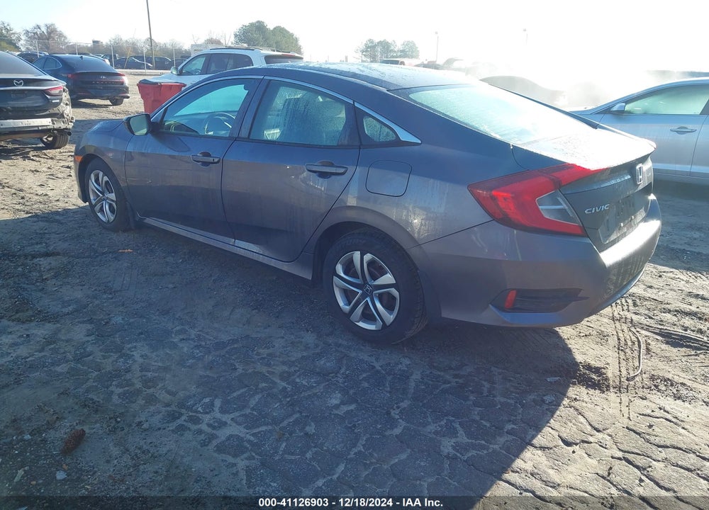 2016 HONDA CIVIC VIN: 19XFC2F51GE013485