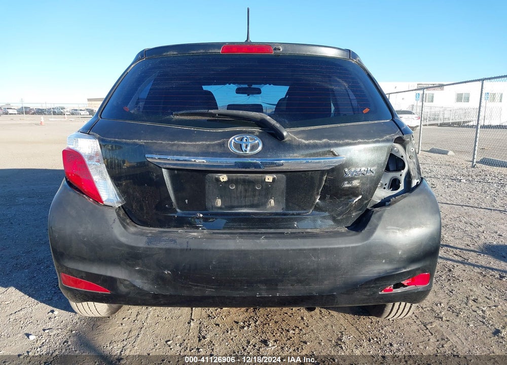 2012 TOYOTA YARIS LE VIN: JTDJTUD36CD513144