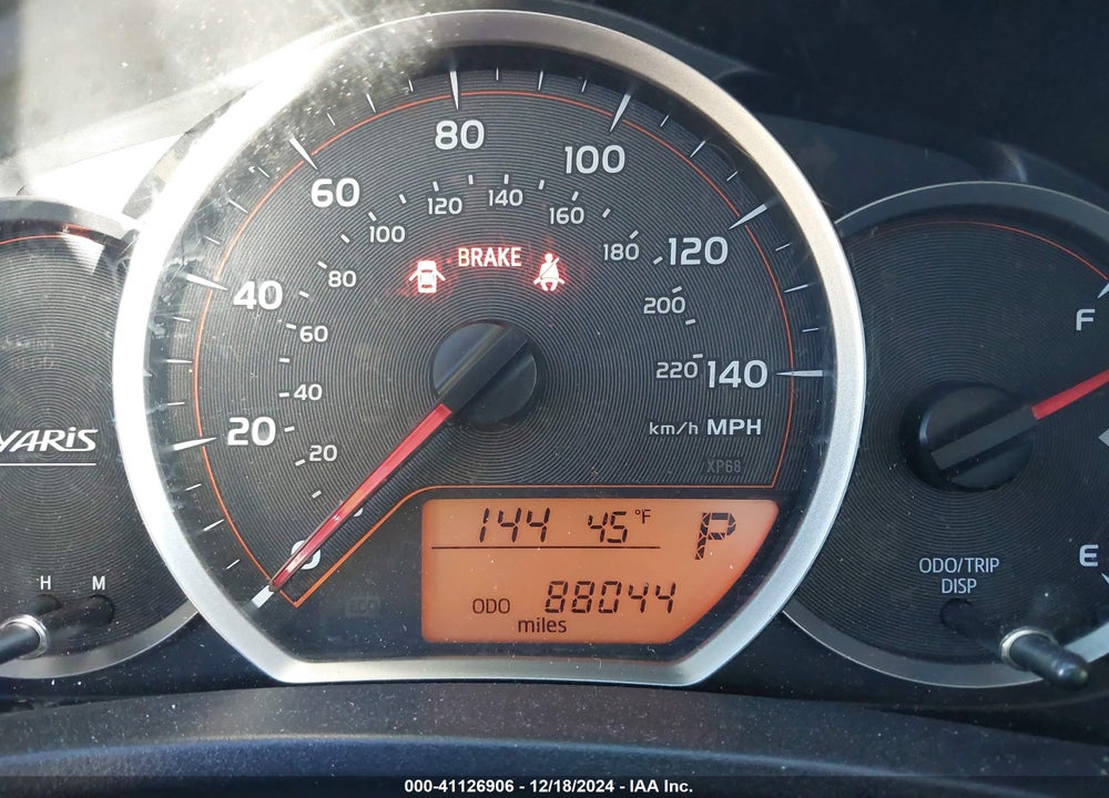 2012 TOYOTA YARIS LE VIN: JTDJTUD36CD513144