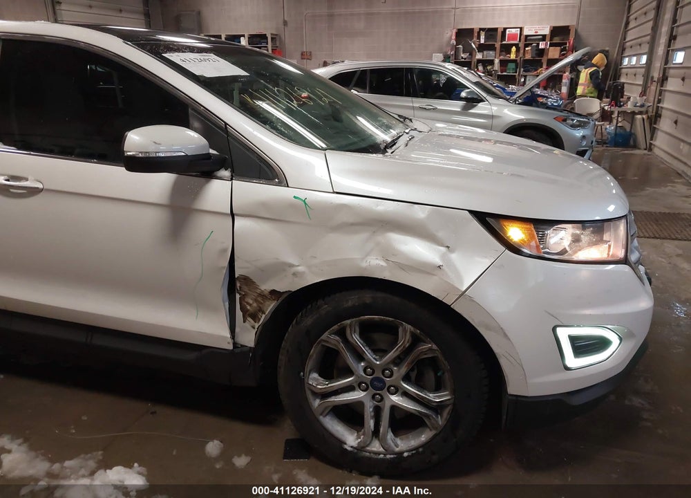 2015 FORD EDGE TITANIUM VIN: 2FMTK4K85FBB05654