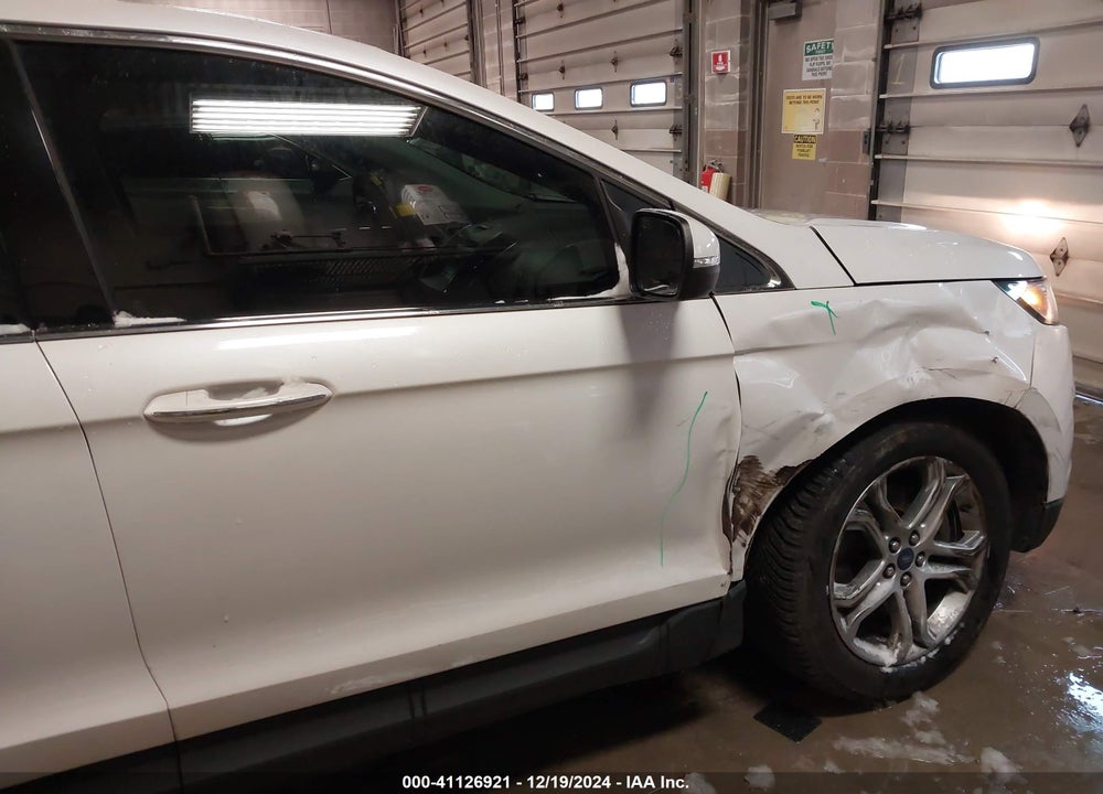 2015 FORD EDGE TITANIUM VIN: 2FMTK4K85FBB05654