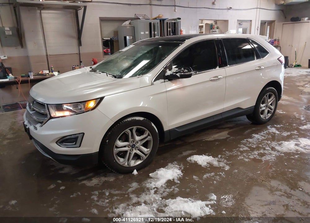 2015 FORD EDGE TITANIUM VIN: 2FMTK4K85FBB05654