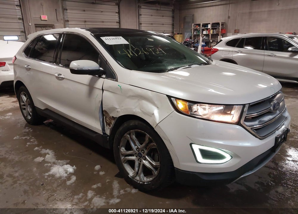 2015 FORD EDGE TITANIUM VIN: 2FMTK4K85FBB05654