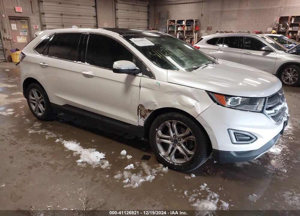 2015 FORD EDGE TITANIUM VIN: 2FMTK4K85FBB05654