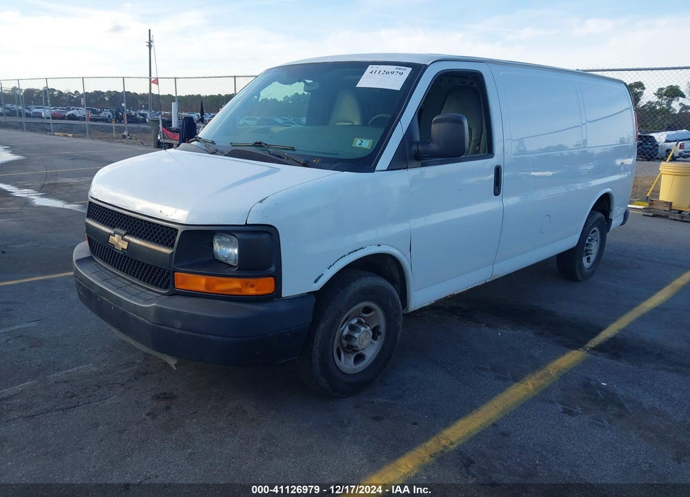 2010 CHEVROLET EXPRESS 2500 WORK VAN VIN: 1GCZGFDAXA1157281