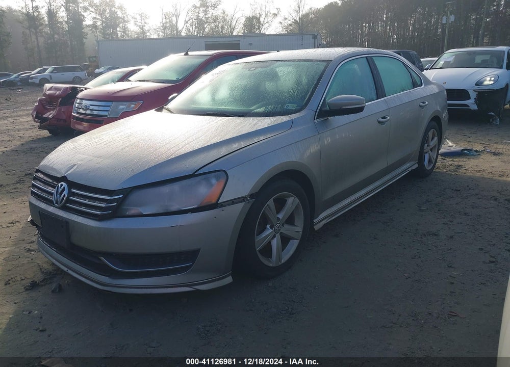 2013 VOLKSWAGEN PASSAT 2.5L SE VIN: 1VWBP7A36DC054538