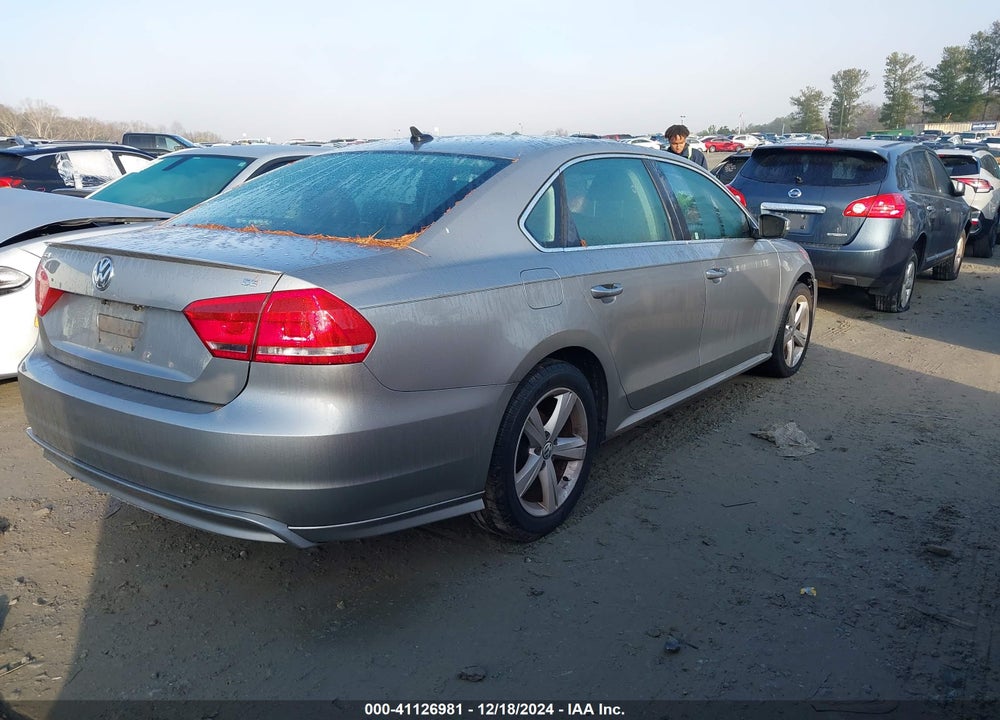 2013 VOLKSWAGEN PASSAT 2.5L SE VIN: 1VWBP7A36DC054538