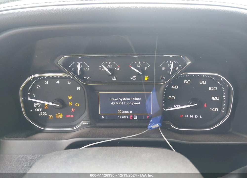 2019 GMC SIERRA 1500 VIN: 3GTU9DED5KG134575