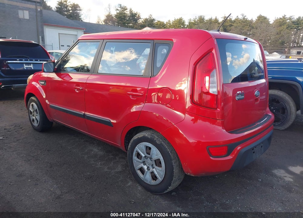 2013 KIA SOUL VIN: KNDJT2A55D7496900