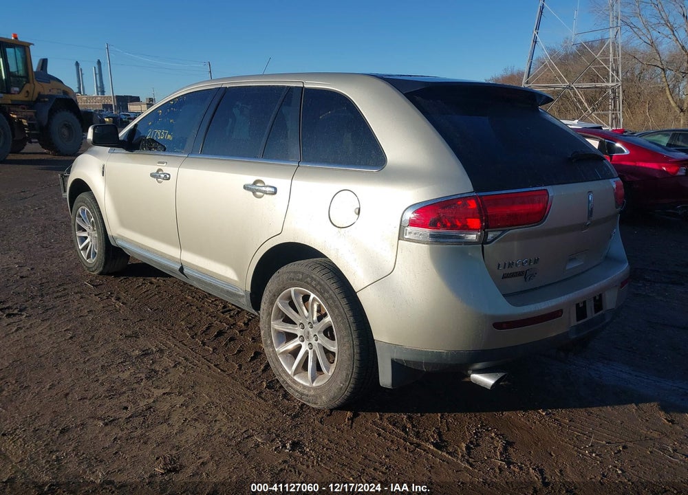 2011 LINCOLN MKX VIN: 2LMDJ6JK6BBJ01482