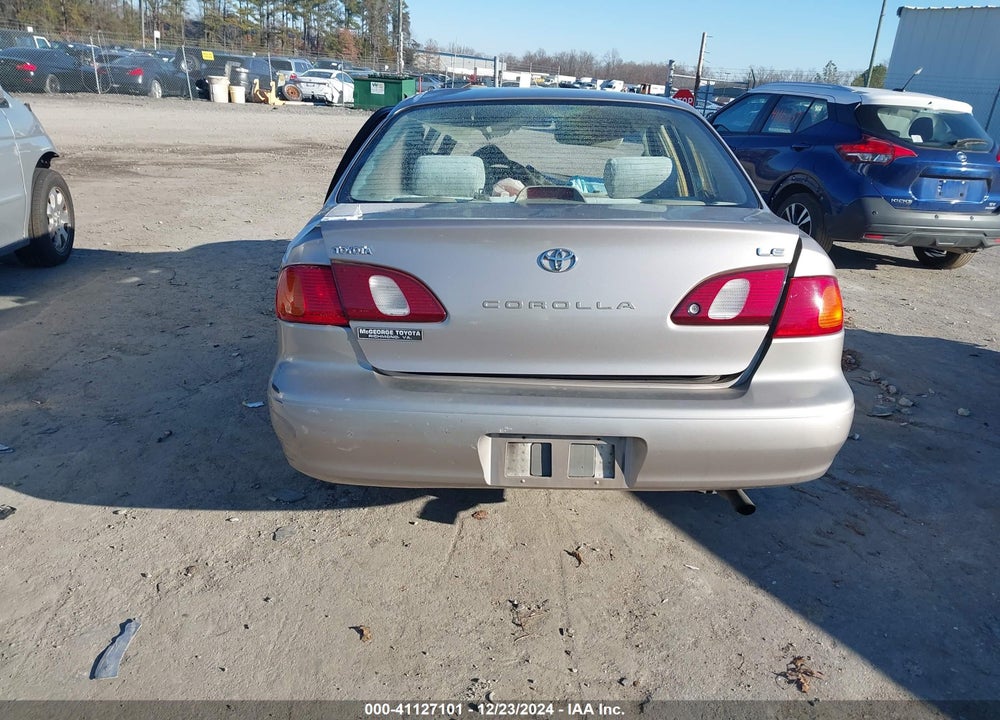 1998 TOYOTA COROLLA LE VIN: 2T1BR18E7WC092811
