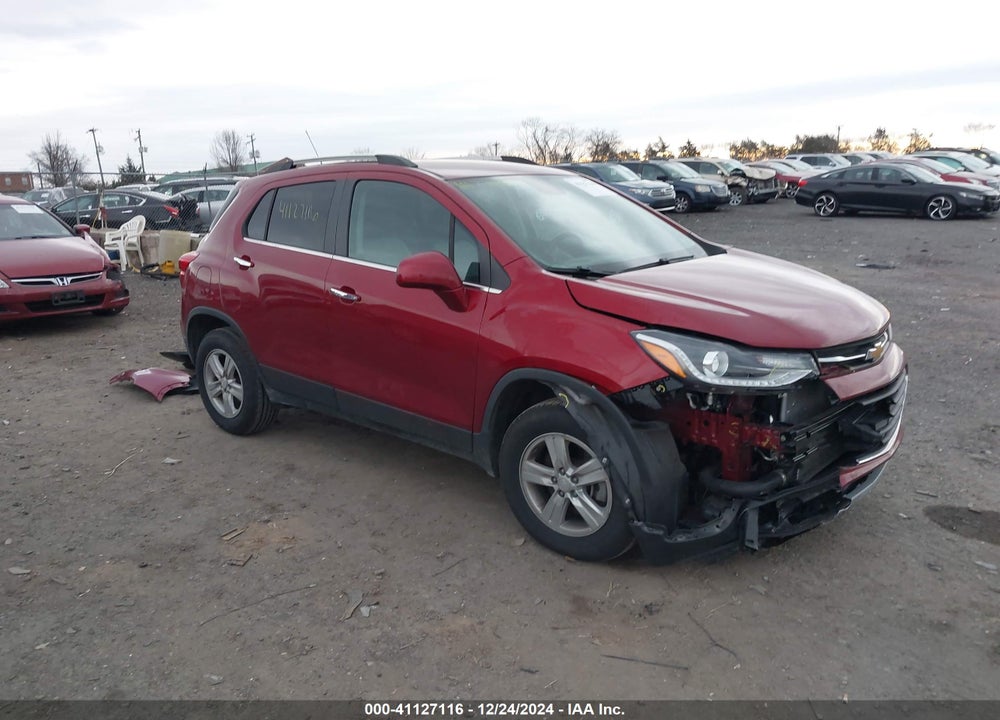 2019 CHEVROLET TRAX LT VIN: 3GNCJPSB0KL378415