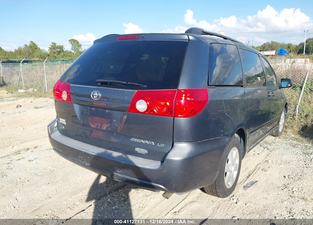 2009 TOYOTA SIENNA LE VIN: 5TDZK23C69S258780