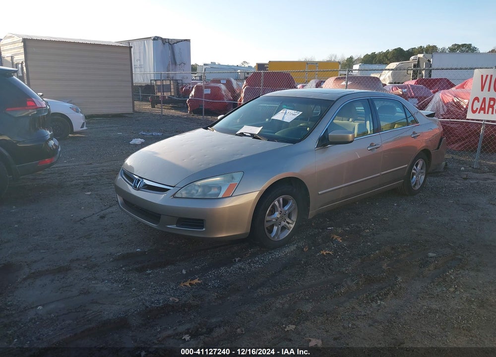 2007 HONDA ACCORD 2.4 EX VIN: 1HGCM56747A072313
