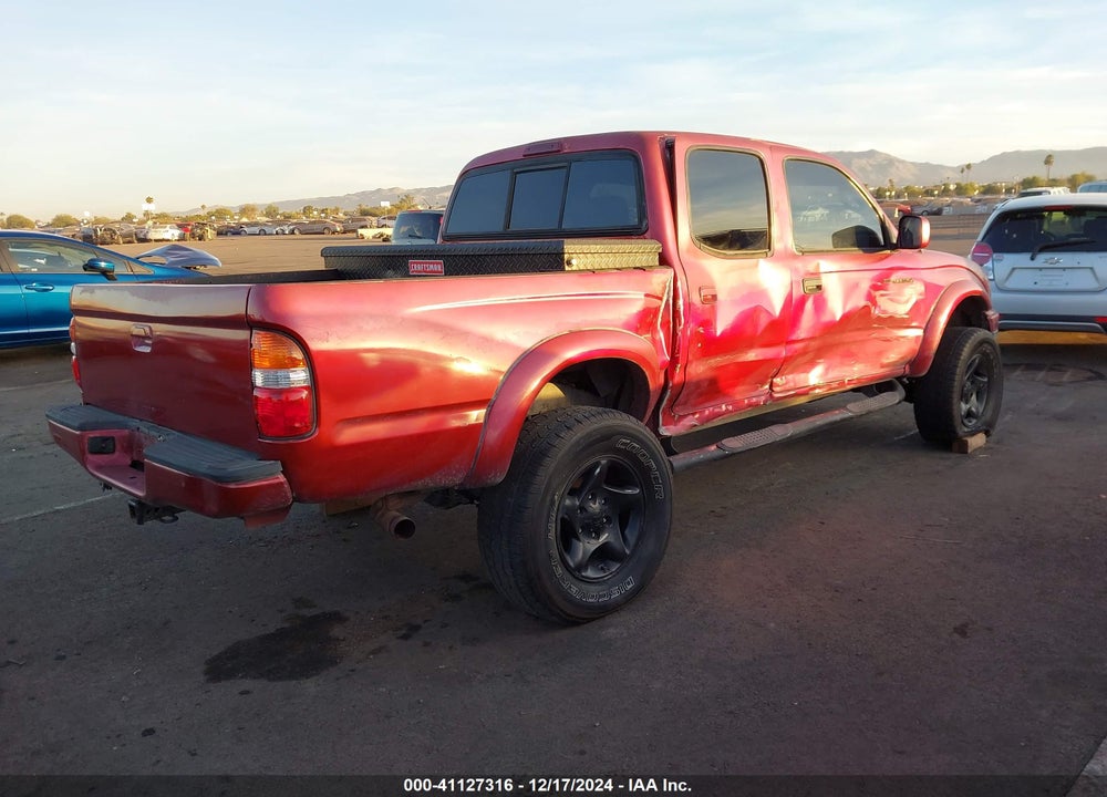 2004 TOYOTA TACOMA PRERUNNER V6 VIN: 5TEGN92N94Z463323