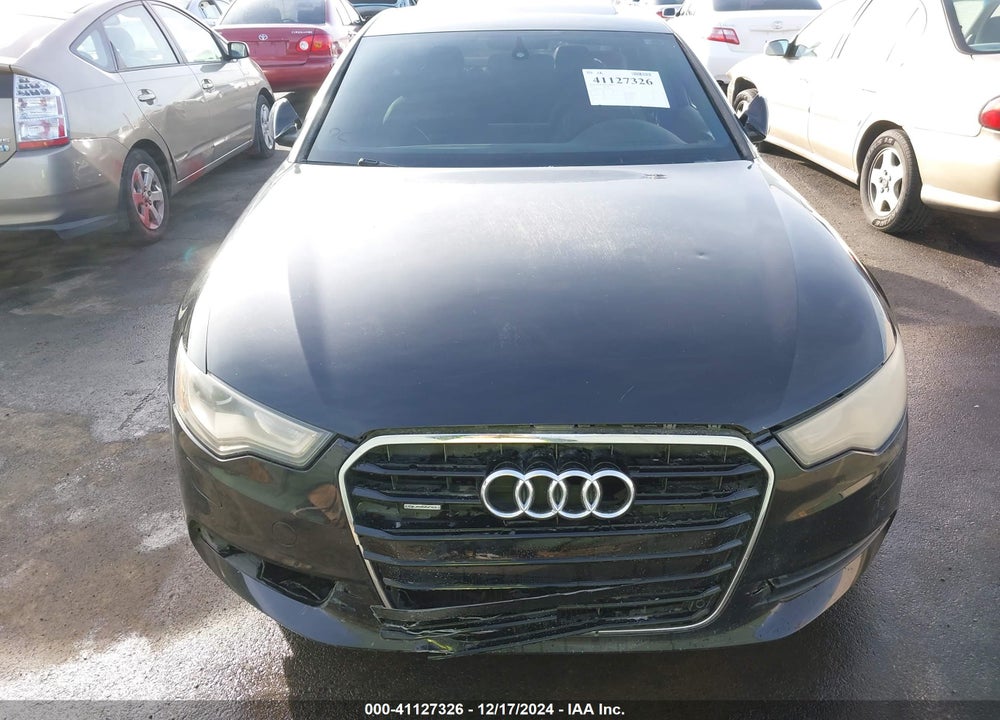 2014 AUDI A6 2.0T PREMIUM VIN: WAUGFAFC5EN054597