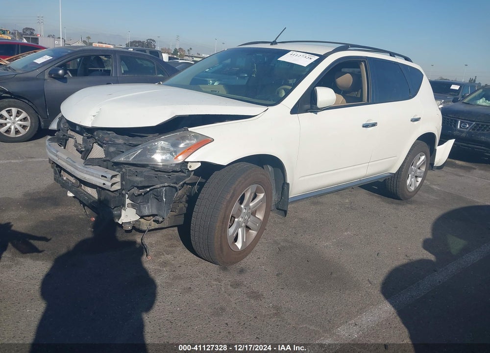 2007 NISSAN MURANO SL VIN: JN8AZ08W57W604173