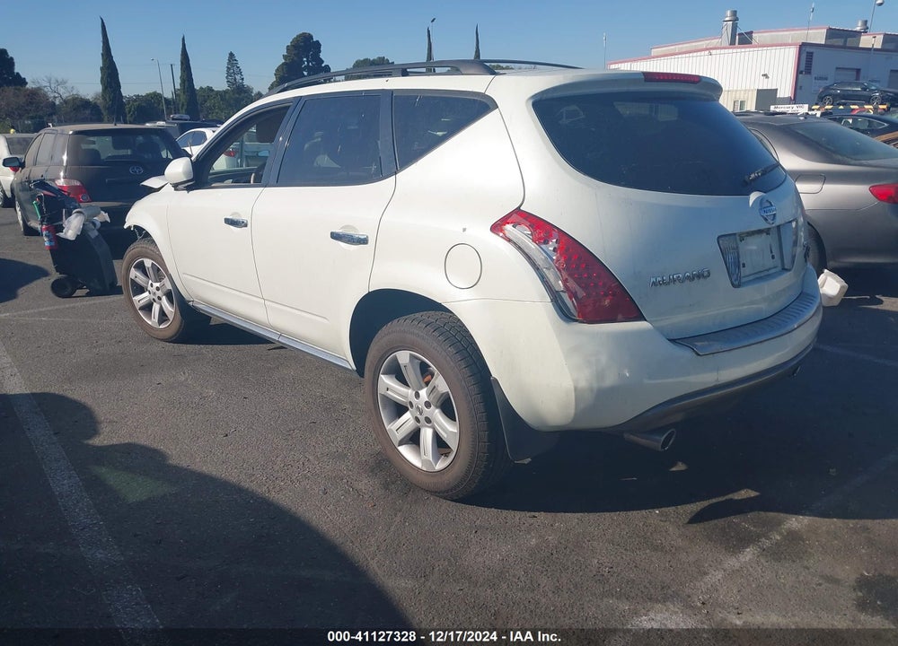 2007 NISSAN MURANO SL VIN: JN8AZ08W57W604173