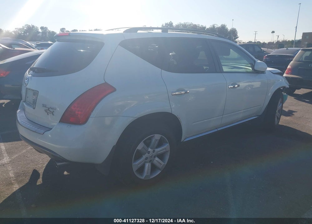 2007 NISSAN MURANO SL VIN: JN8AZ08W57W604173