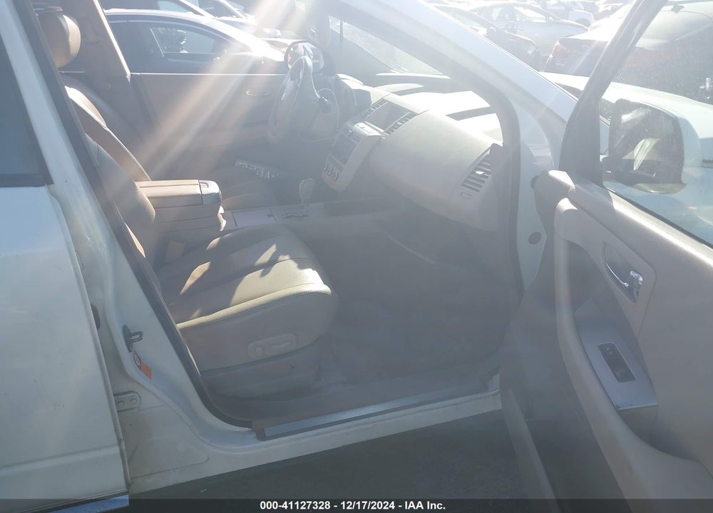 2007 NISSAN MURANO SL VIN: JN8AZ08W57W604173