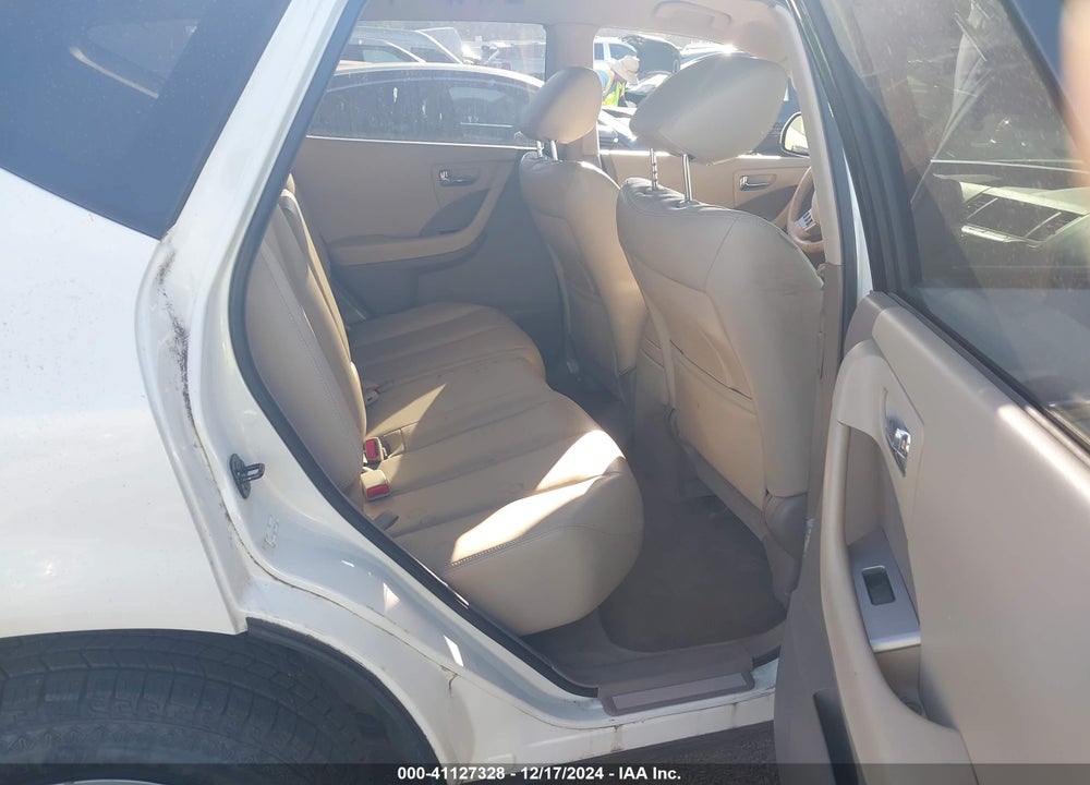 2007 NISSAN MURANO SL VIN: JN8AZ08W57W604173