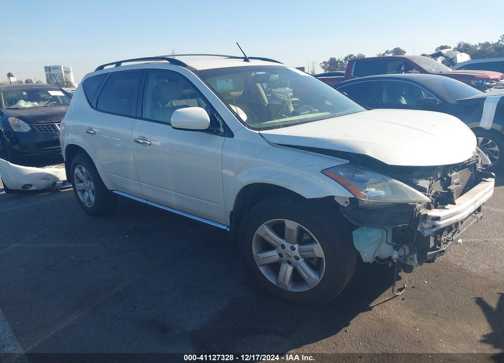 2007 NISSAN MURANO SL VIN: JN8AZ08W57W604173