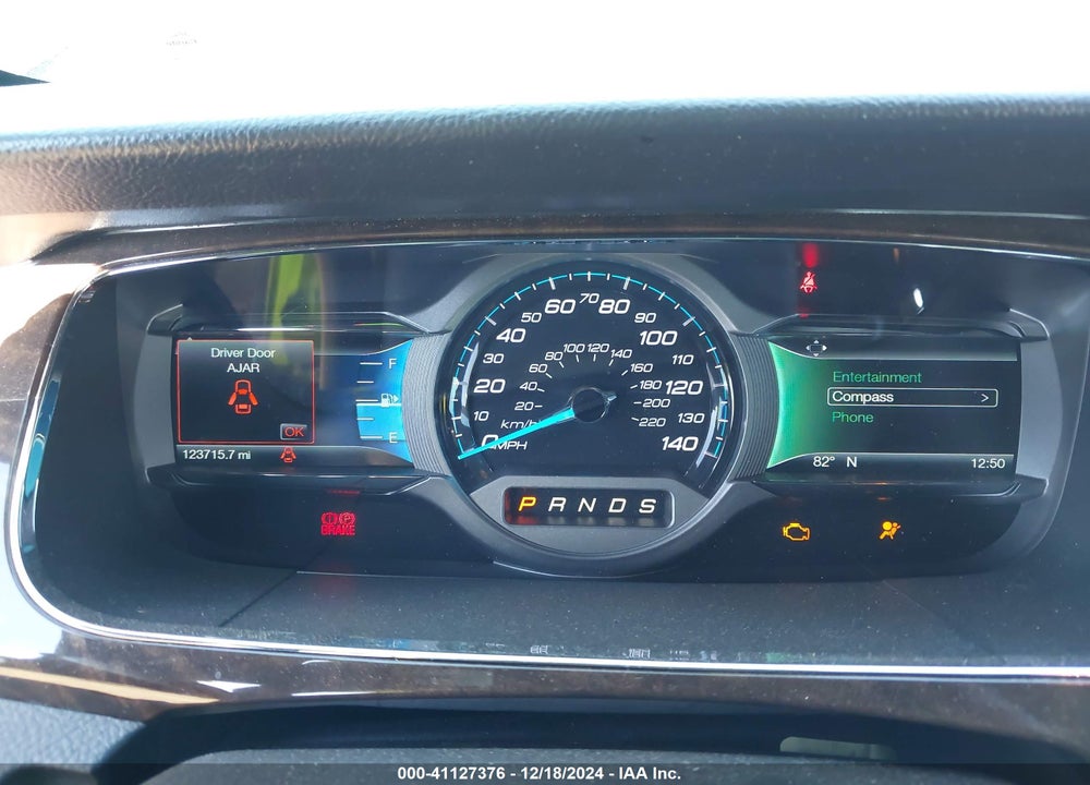 2019 FORD TAURUS LIMITED VIN: 1FAHP2F84KG118320