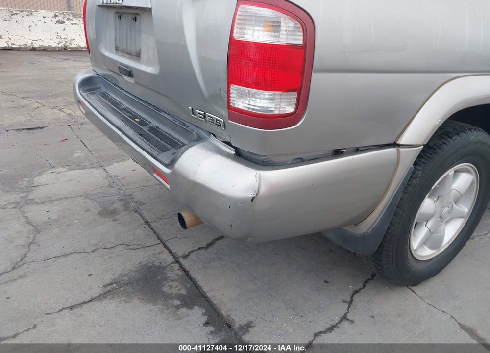 2001 NISSAN PATHFINDER LE VIN: JN8DR09YX1W587651