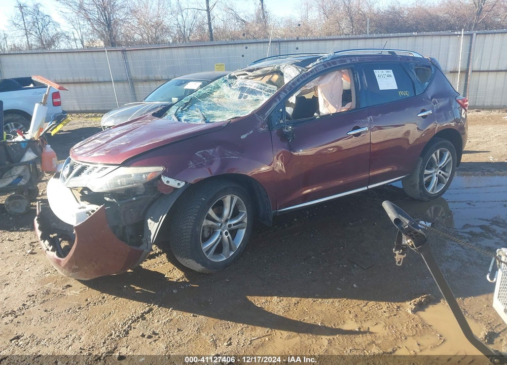 2011 NISSAN MURANO LE VIN: JN8AZ1MW4BW168775