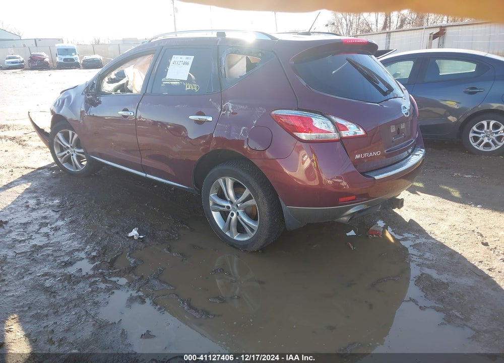 2011 NISSAN MURANO LE VIN: JN8AZ1MW4BW168775