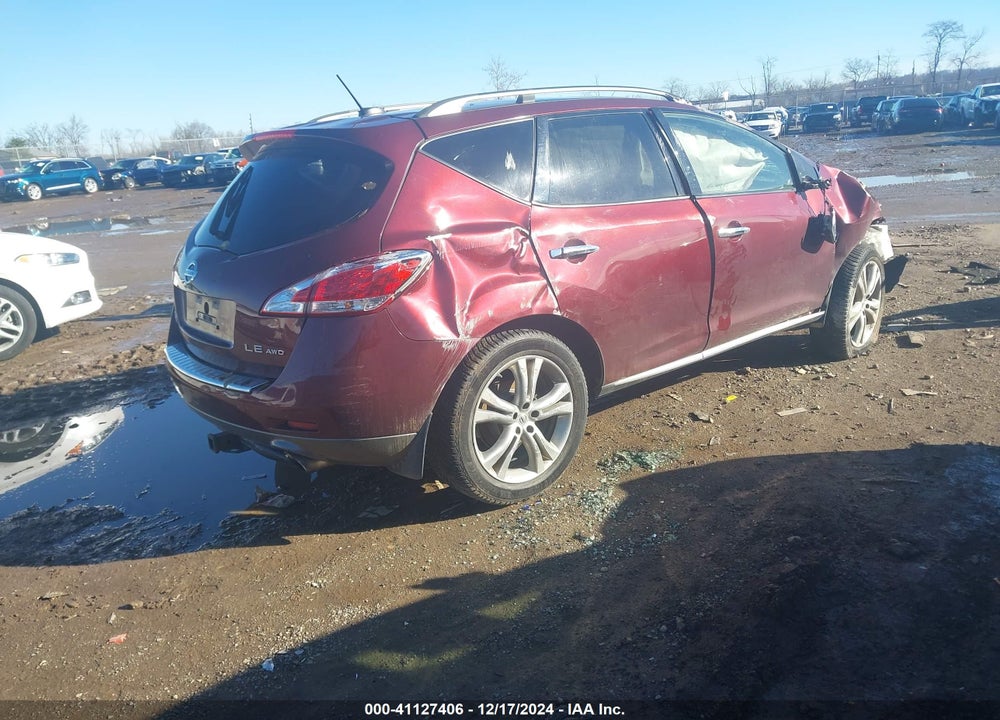 2011 NISSAN MURANO LE VIN: JN8AZ1MW4BW168775