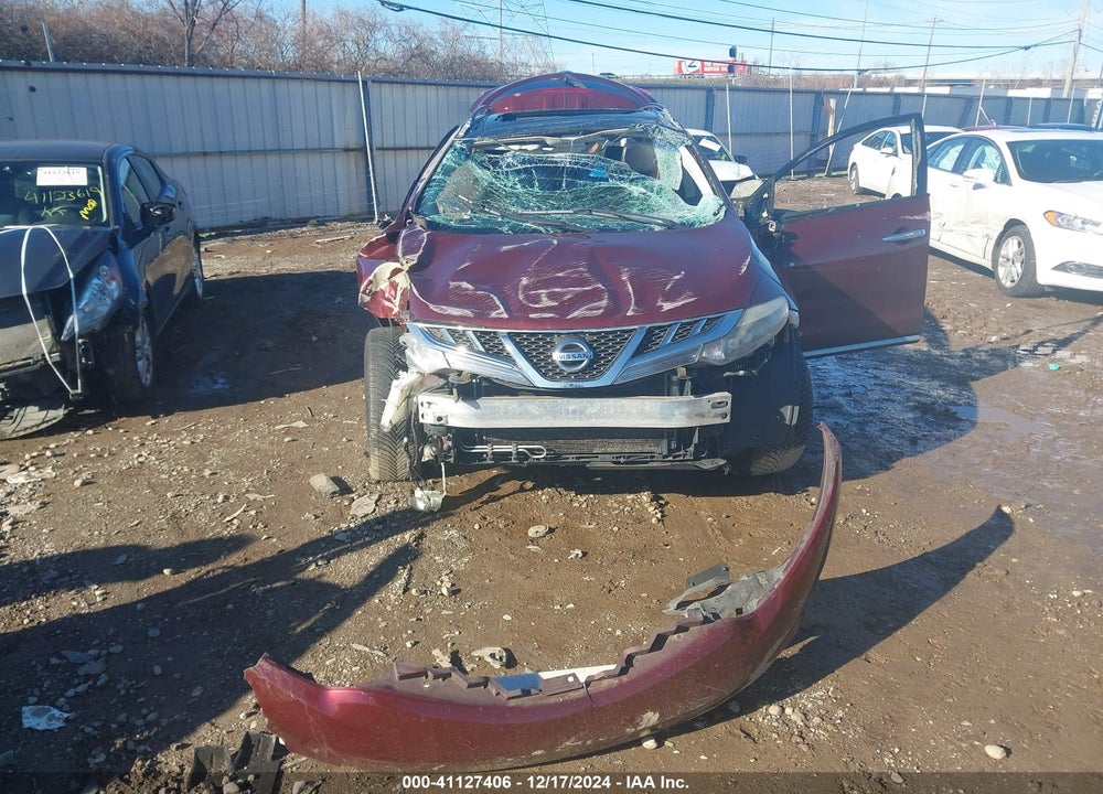 2011 NISSAN MURANO LE VIN: JN8AZ1MW4BW168775