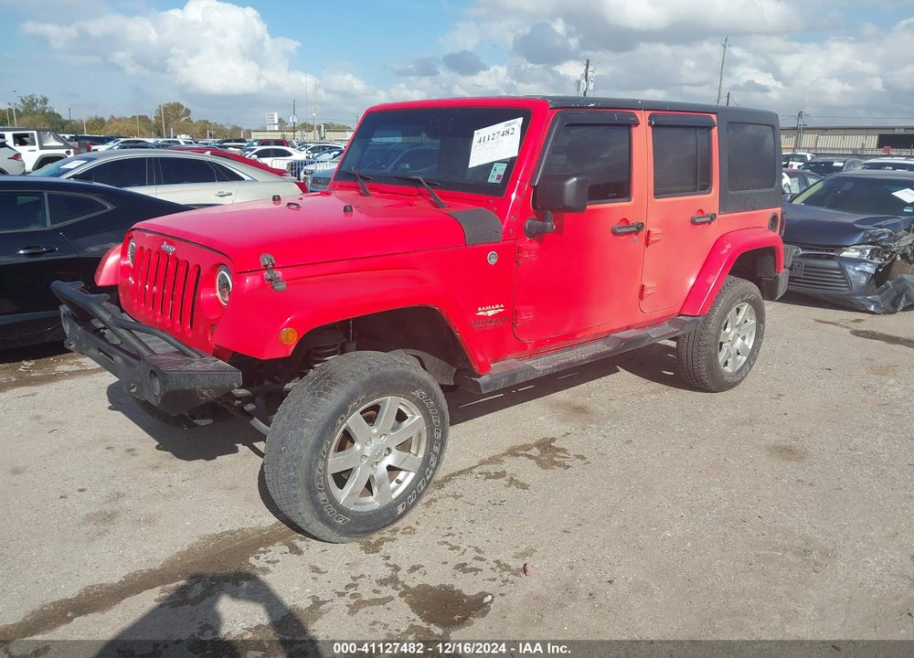 2013 JEEP WRANGLER UNLIMITED SAHARA VIN: 1C4BJWEG8DL663559