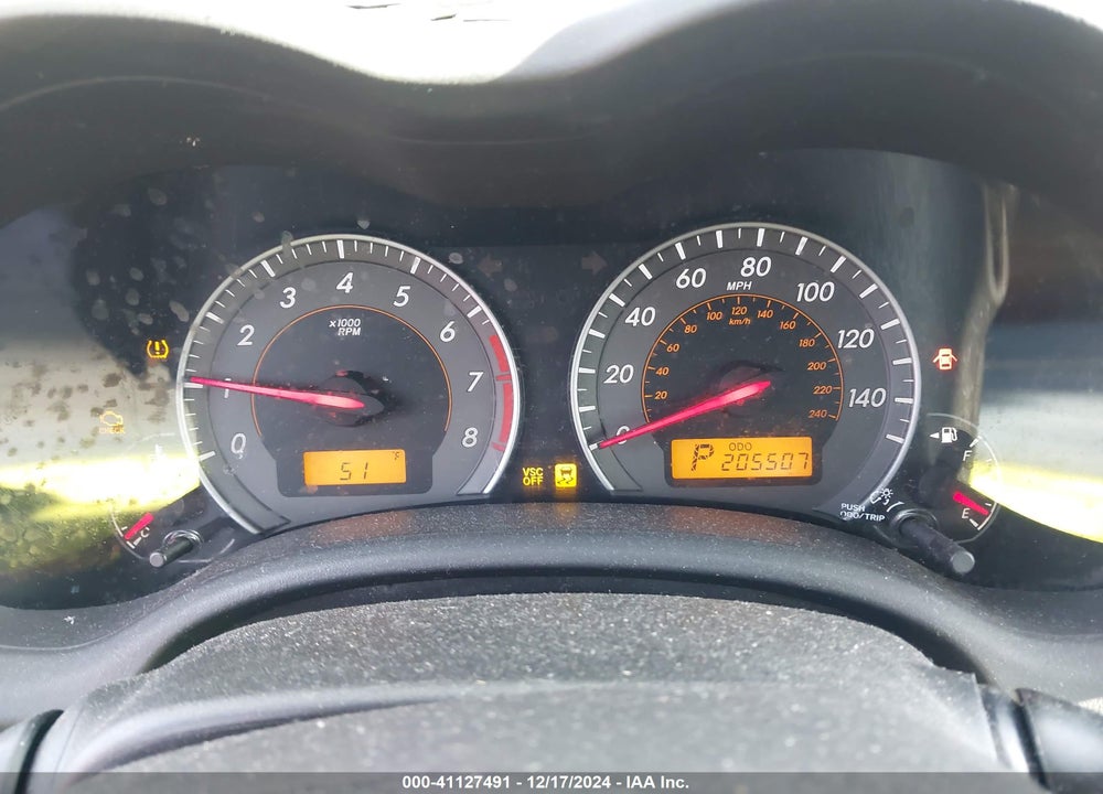 2010 TOYOTA COROLLA S VIN: 2T1BU4EE6AC427778