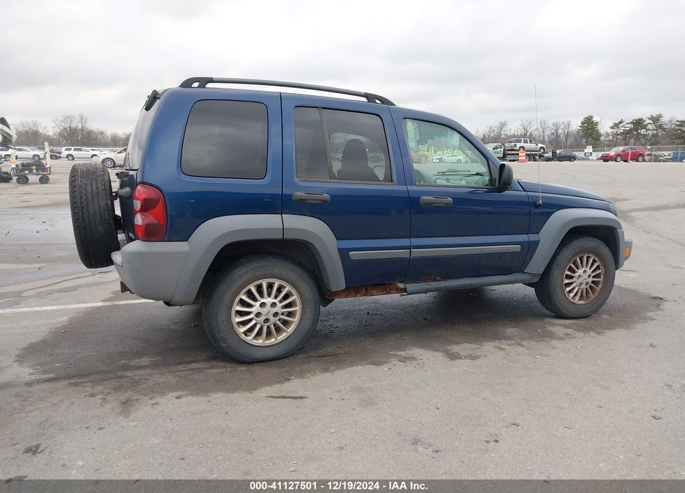 2005 JEEP LIBERTY SPORT VIN: 1J4GL48KX5W587924