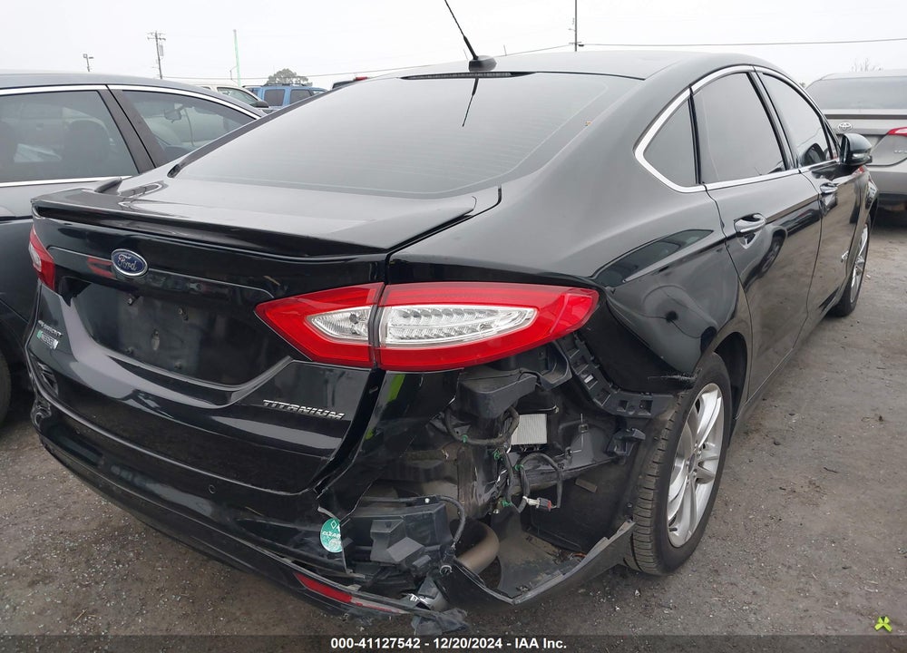 2016 FORD FUSION ENERGI TITANIUM VIN: 3FA6P0SU2GR229947