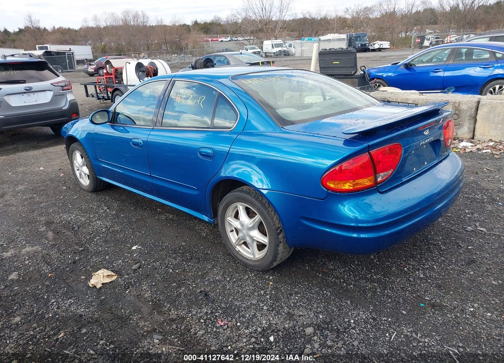 2000 OLDSMOBILE ALERO GL3 VIN: 1G3NL52E7YC397798