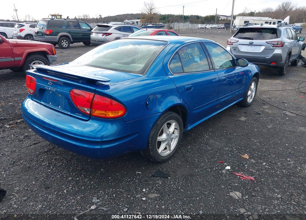 2000 OLDSMOBILE ALERO GL3 VIN: 1G3NL52E7YC397798