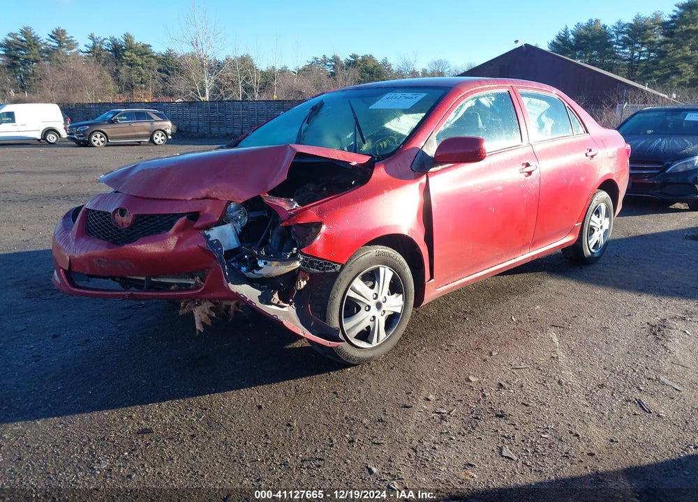 2009 TOYOTA COROLLA LE VIN: JTDBL40E599037377