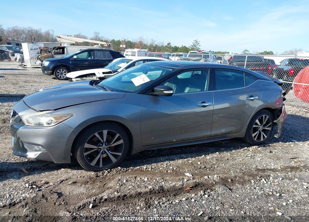 2016 NISSAN MAXIMA VIN: 1N4AA6APXGC411582
