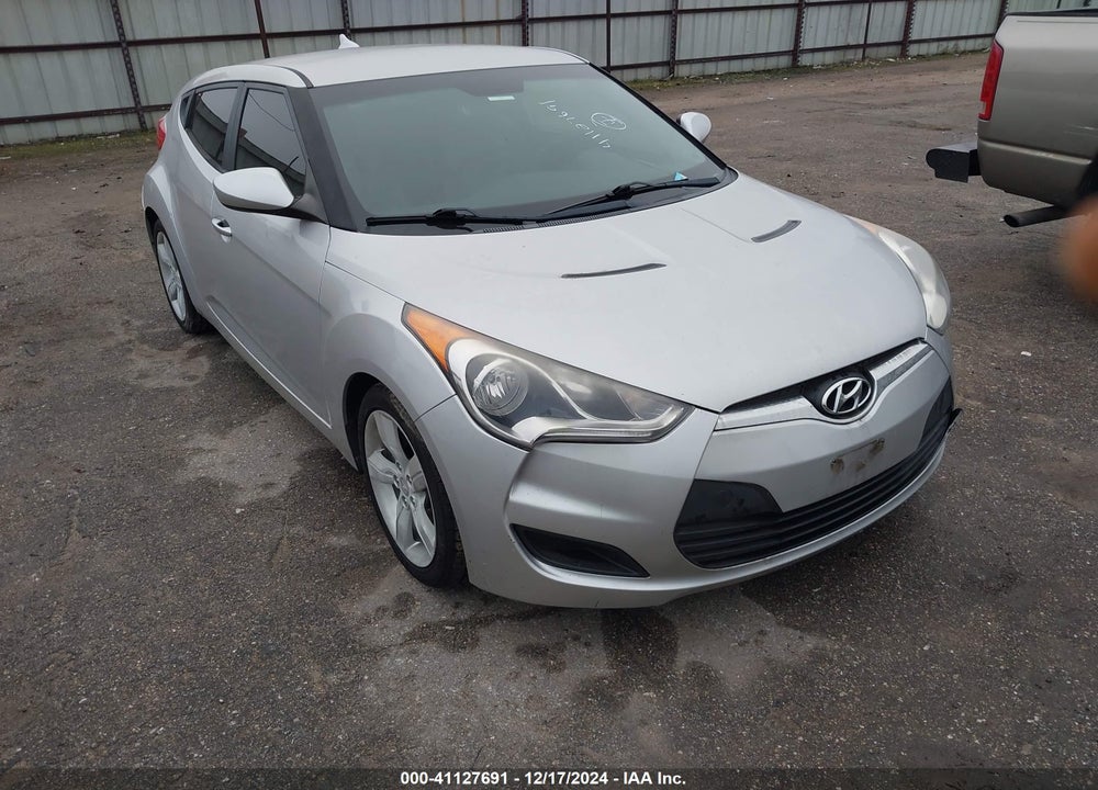 2012 HYUNDAI VELOSTER BASE W/GRAY VIN: KMHTC6AD8CU048878