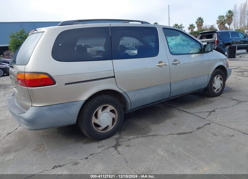 2000 TOYOTA SIENNA LE VIN: 4T3ZF13C0YU273075