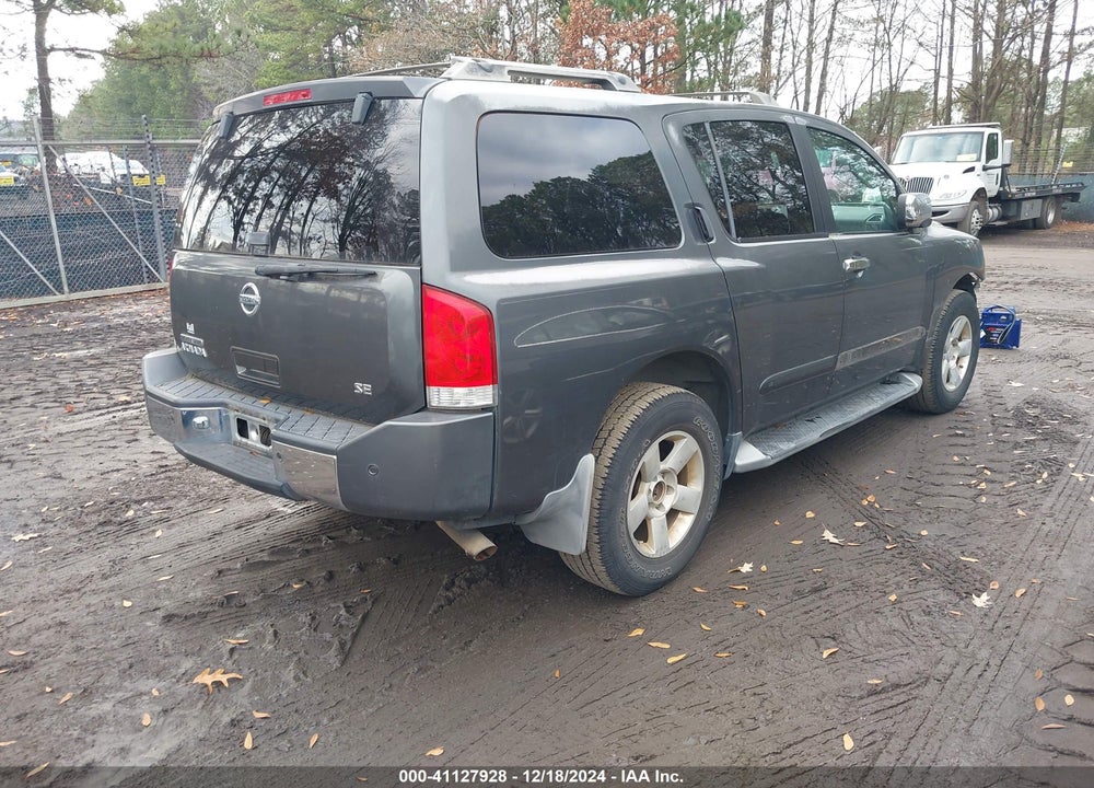 2004 NISSAN PATHFINDER ARMADA SE VIN: 5N1AA08B54N702522