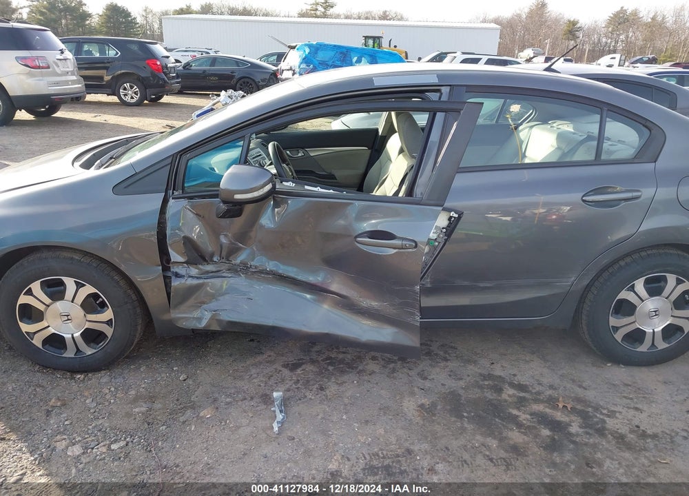2013 HONDA CIVIC HYBRID VIN: 19XFB4F27DE204165