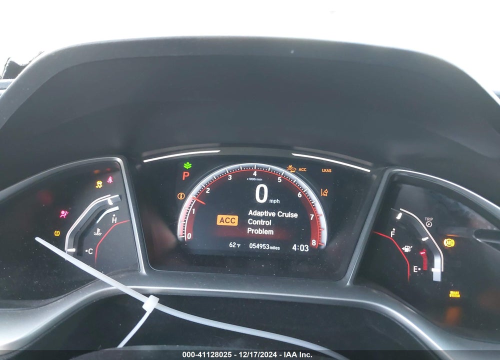 2019 HONDA CIVIC VIN: 2HGFC4B89KH307002