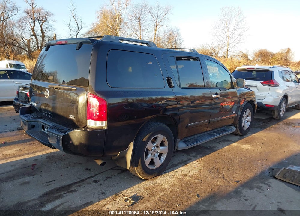 2006 NISSAN ARMADA SE VIN: 5N1AA08BX6N734580