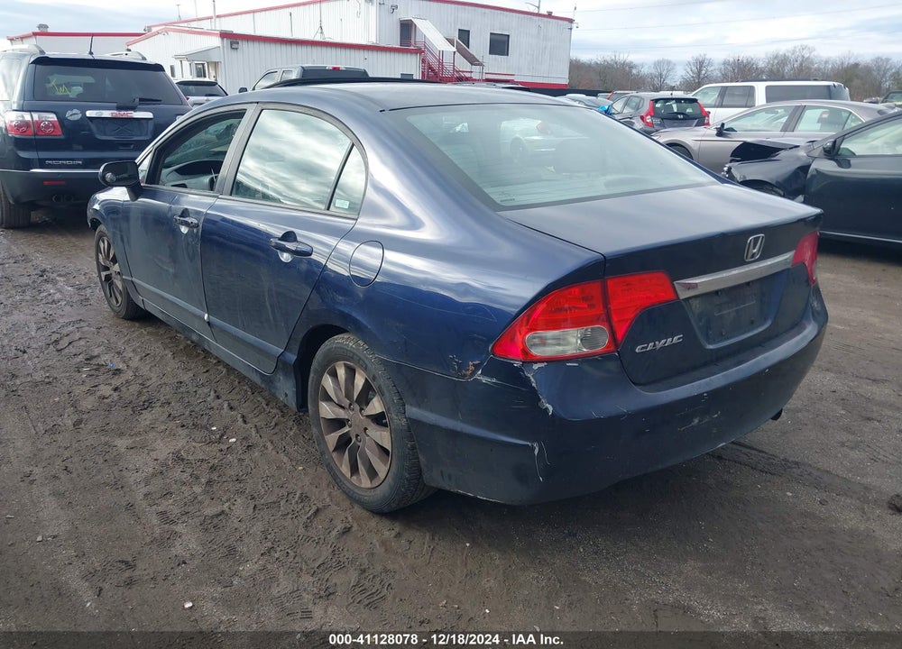 2009 HONDA CIVIC EX-L VIN: 1HGFA16979L001601